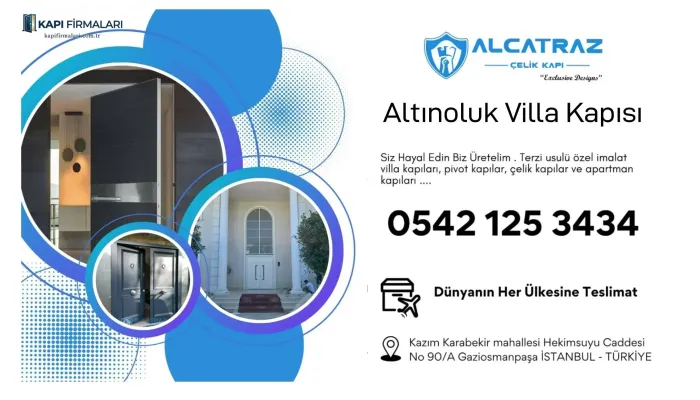 Altınoluk Villa Kapısı: Fiyatlar, Modeller ve Uzman Seçim Rehberi