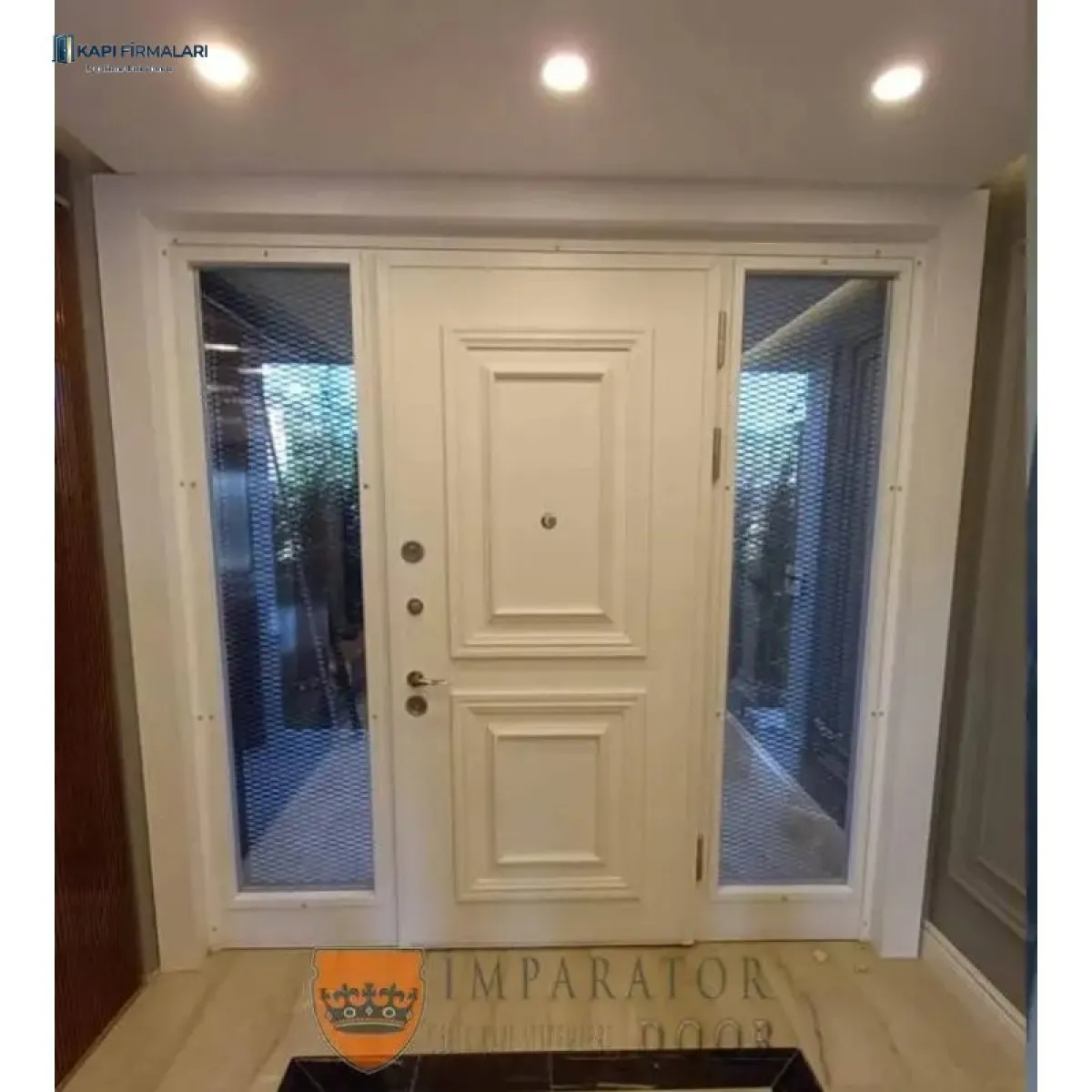 Model 209: Aydın Bölgesine Özel Lüks Beyaz Villa Kapısı Sistemleri