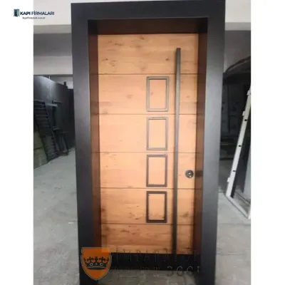 Balıkesir Ahşap Görünümlü Modern Villa Kapısı