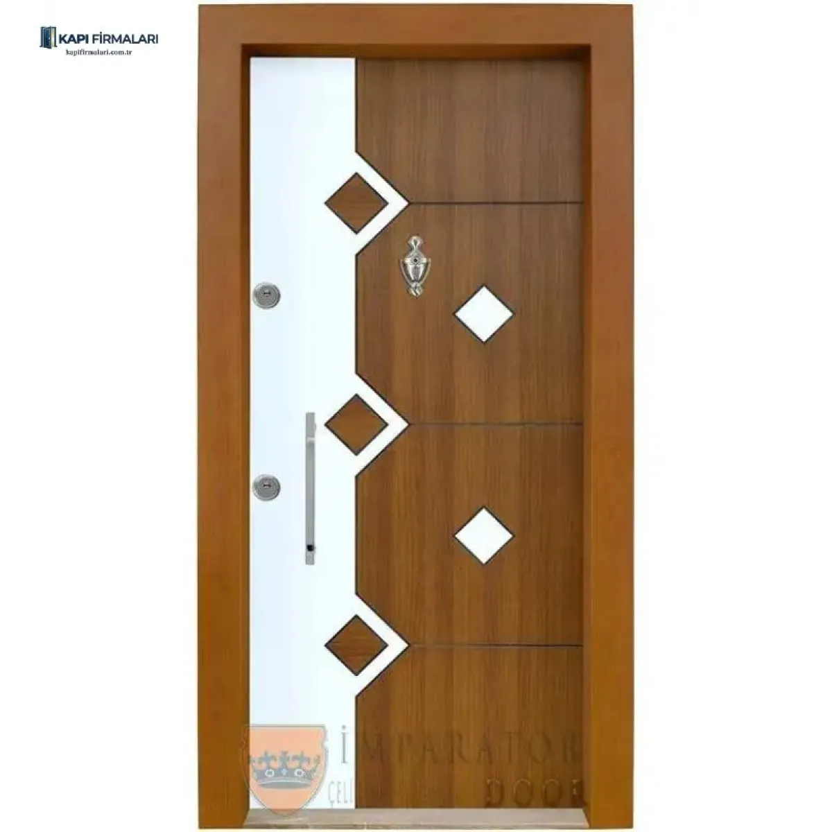 Modern Tasarım Çelik Kapı Modelleri 402