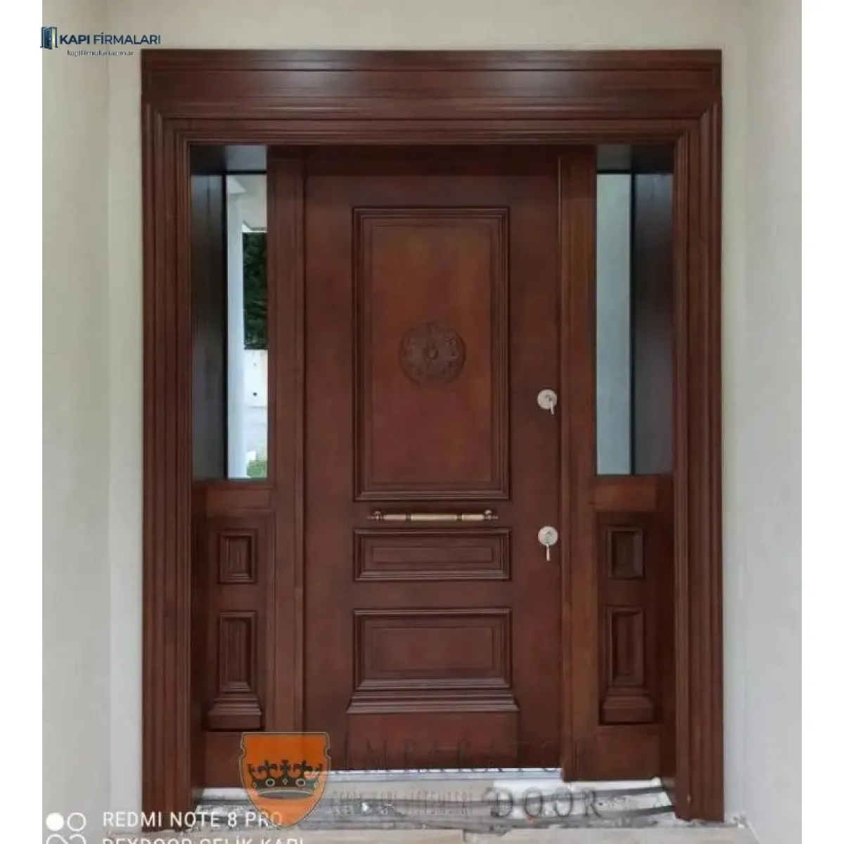 Konya Villa Kapısı Model 212: Klasik Zarafet ve Çelik Zırhın Uyumu