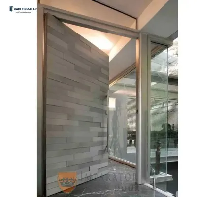 Pivot Çelik Kapı 328 | Modern ve Güvenli Villa Girişleri