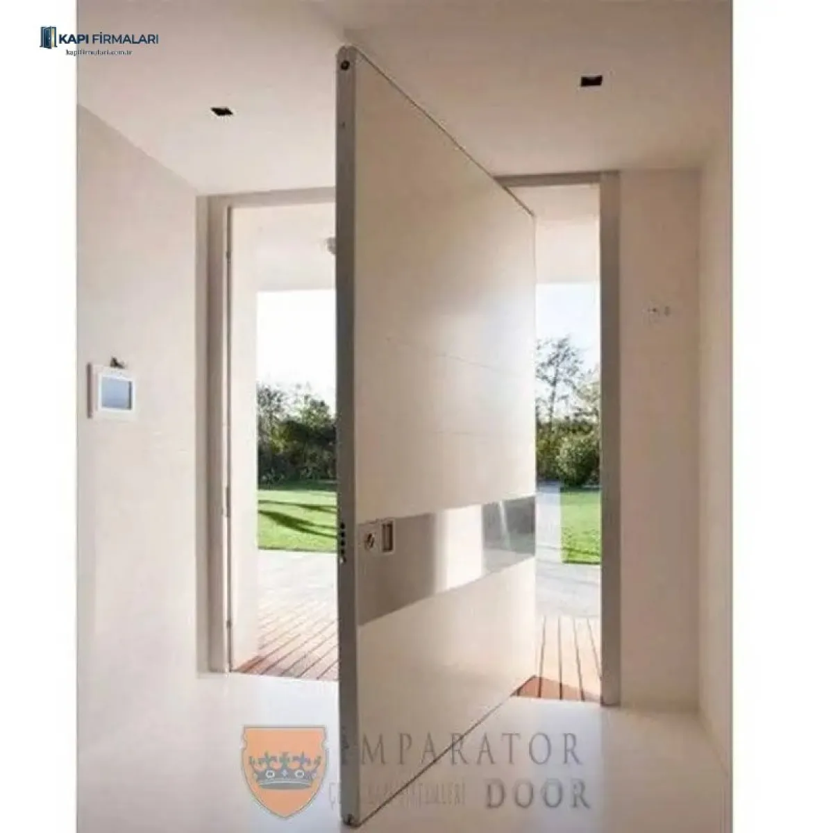 Pivot Çelik Kapı 337: Modern Mimari İçin Güvenli ve Estetik Çözüm