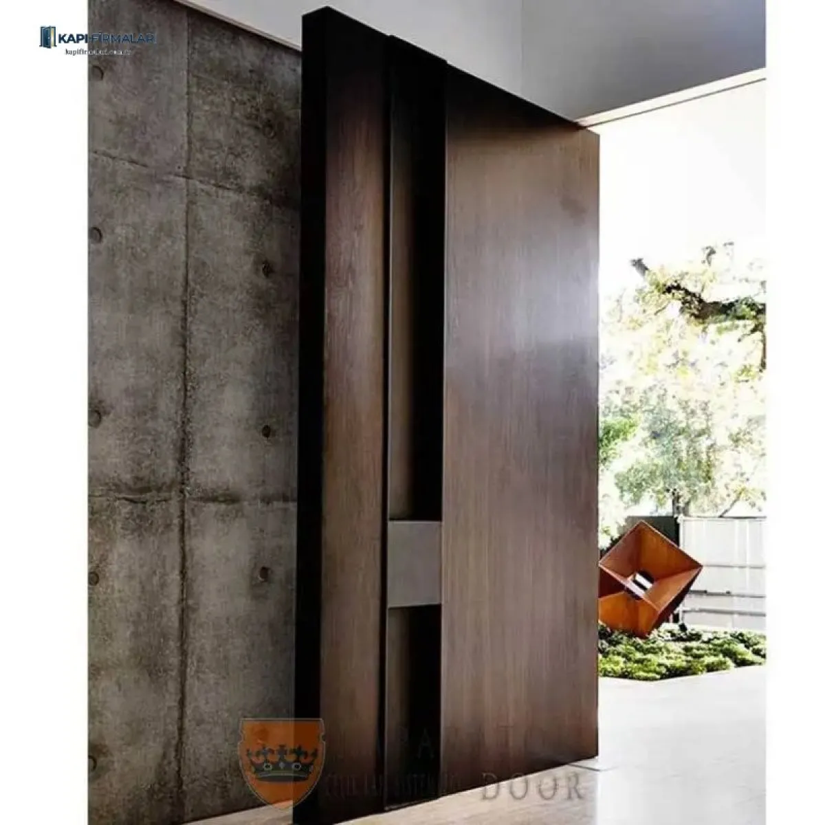 Pivot Çelik Kapı 347 | Modern Villa ve Dış Mekan Çözümleri