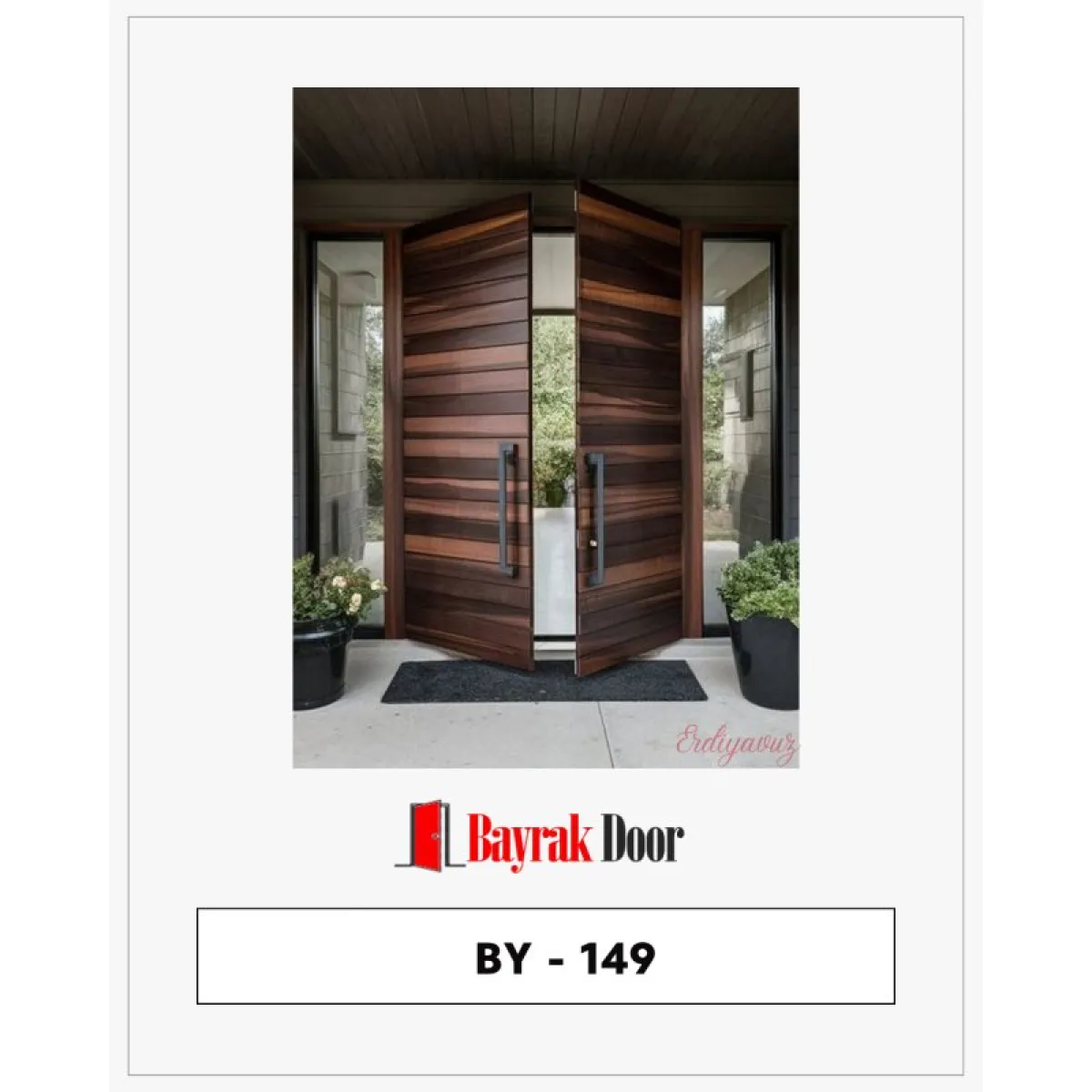 Pivot Çelik Kapı BY-149: Modern Mimarinin Estetik ve Güvenli Yüzü
