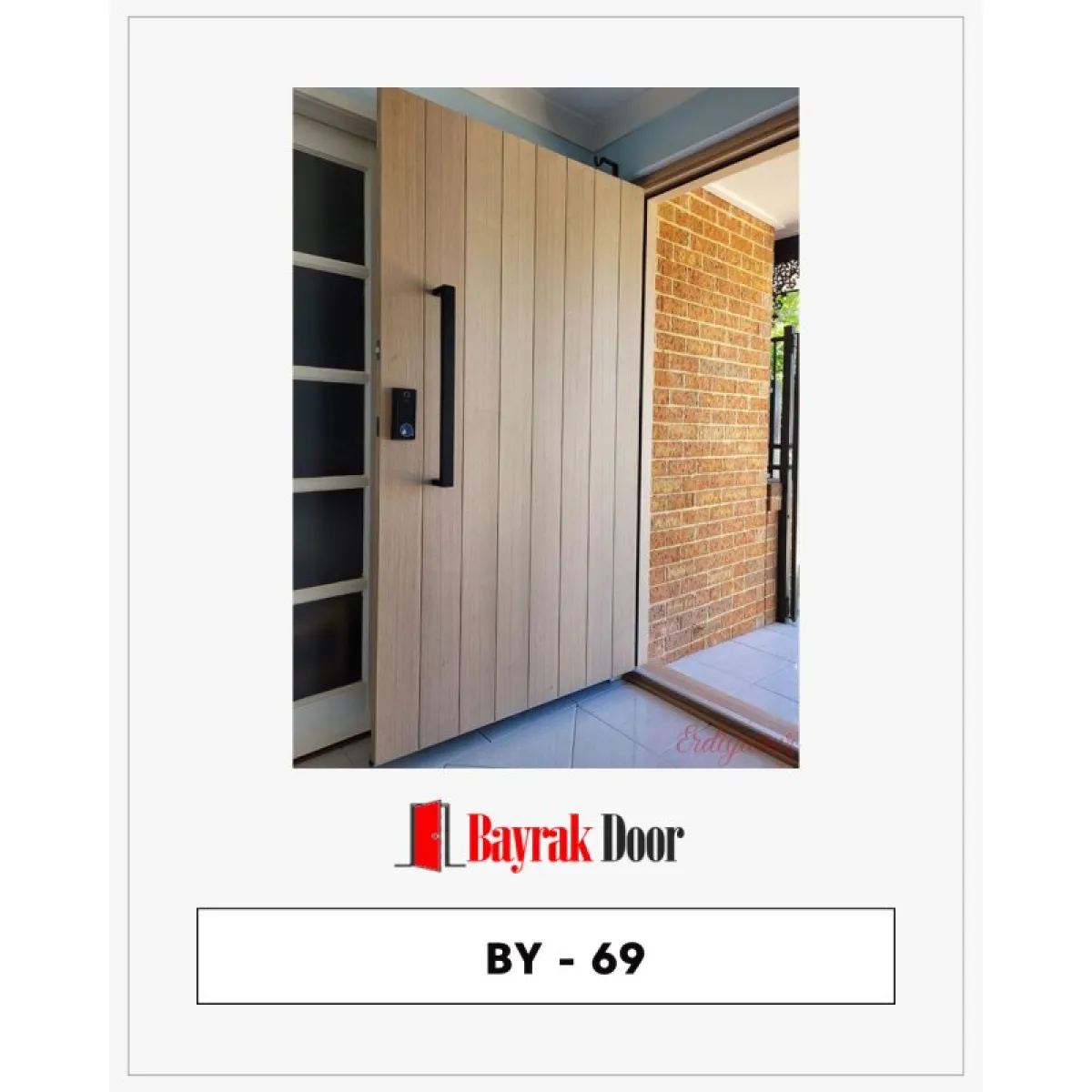 Modern Mimarinin İmzası: Pivot Kapı BY-69
