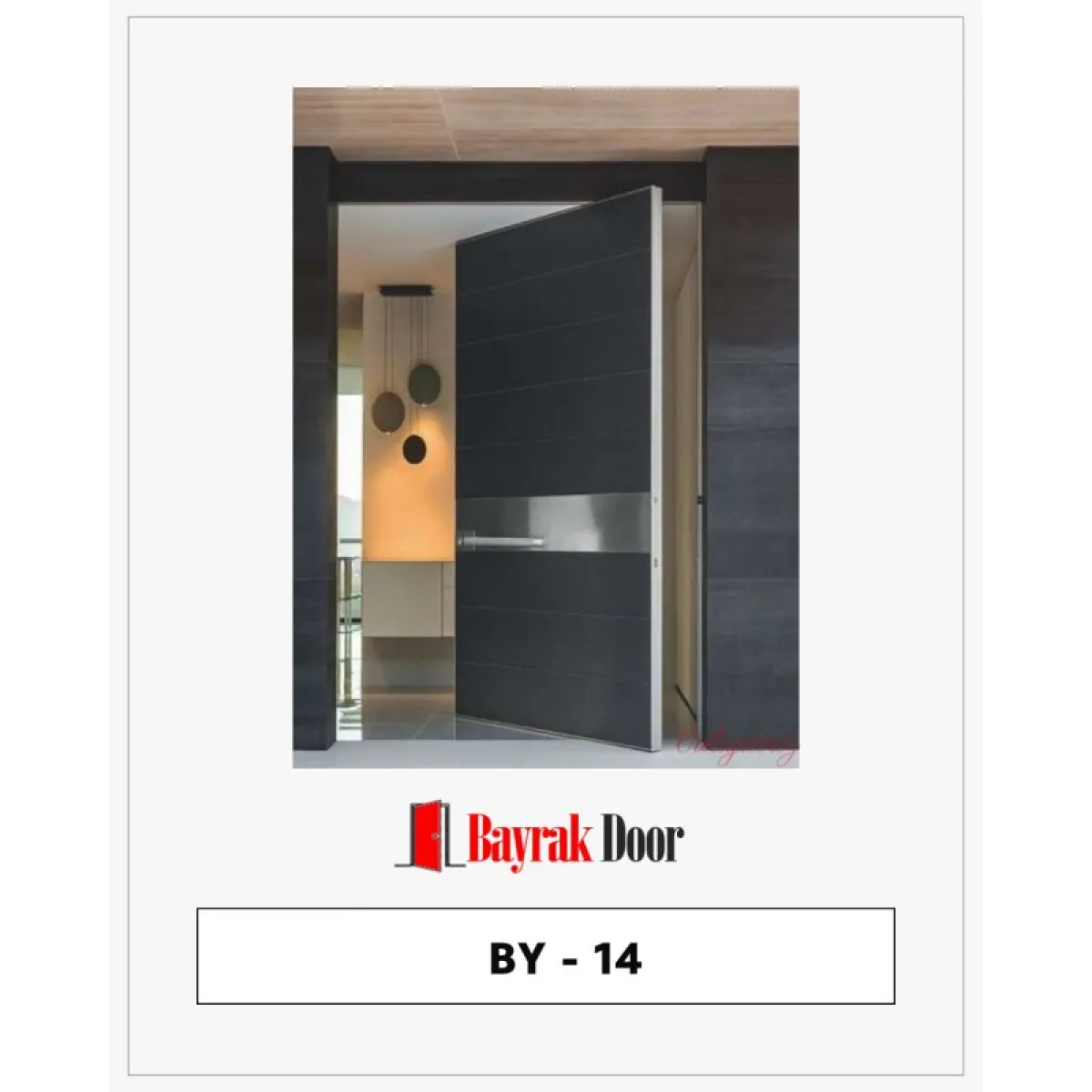 Modern Mimarinin Zarif Çözümü: Pivot Kapı BY-14