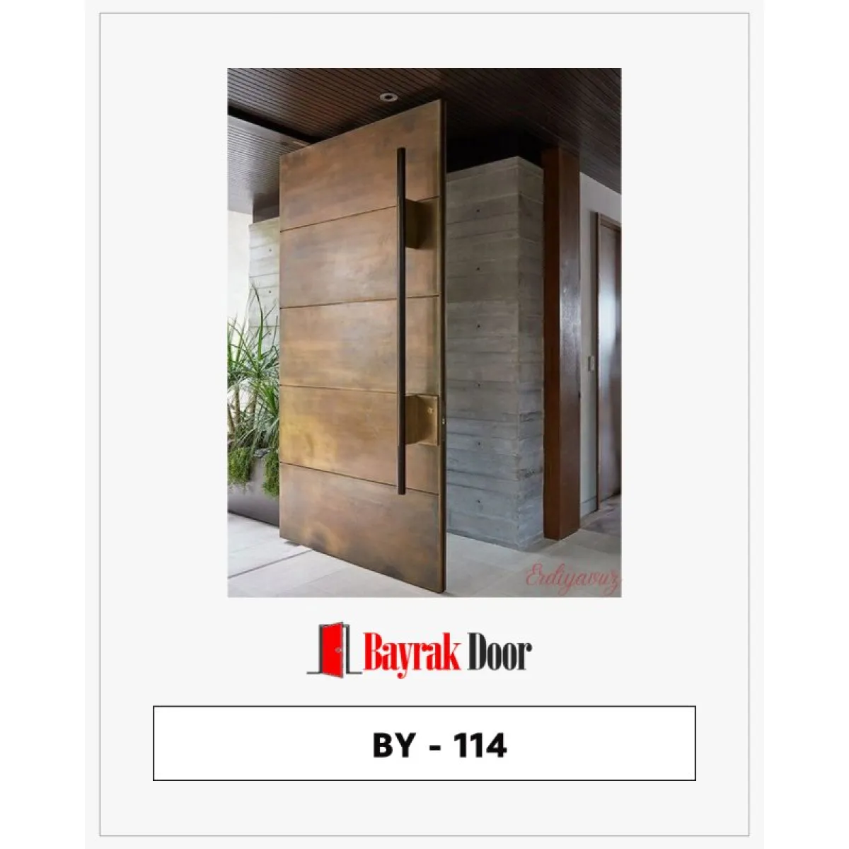 Pivot Kapı Edirne BY-114 | Modern ve Dayanıklı Tasarım