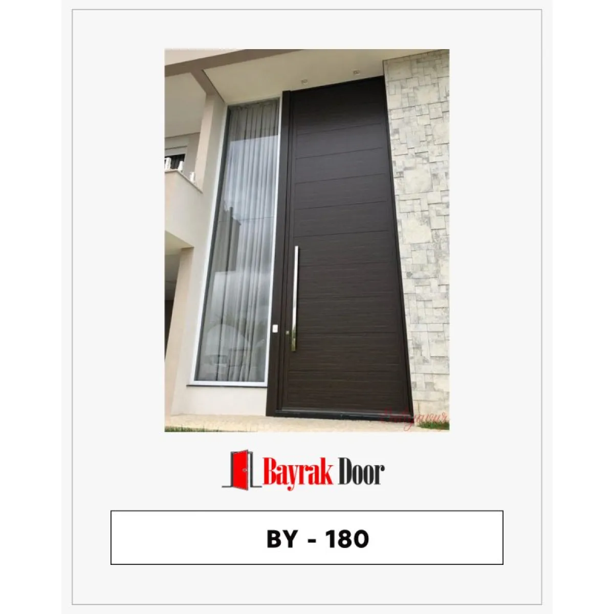 BY-180 Pivot Kapı: Modern Mimarinin Güçlü ve Estetik İfadesi