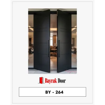 Çift Kanatlı Pivot Kapı (BY-264): Estetik, Güvenlik ve Modern Tasarım Rehberi