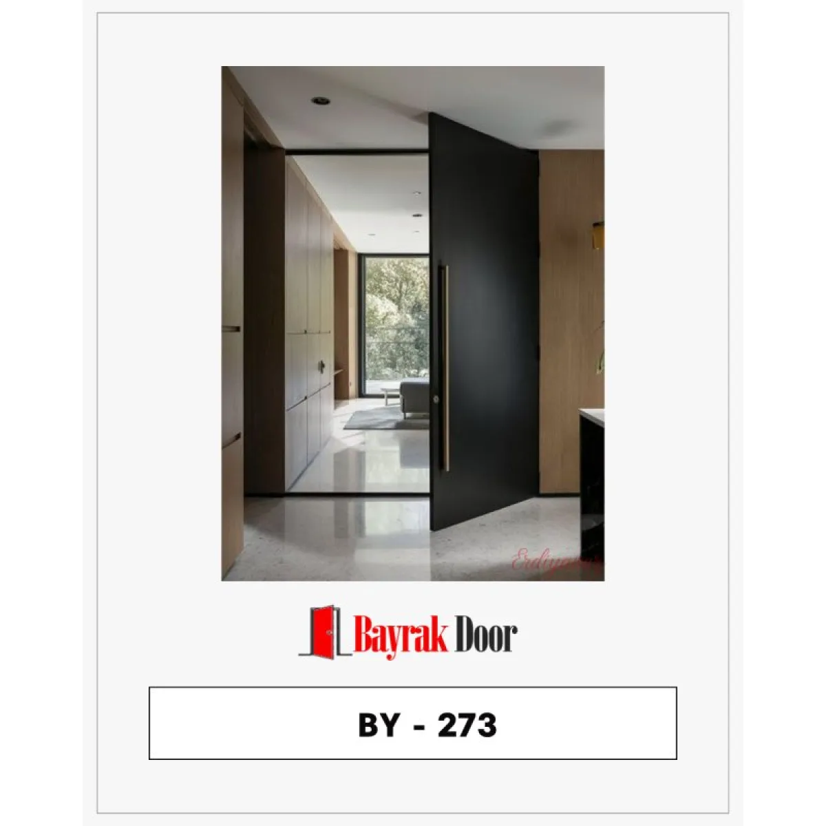 Pivot Kapı BY-273: Modern Mimaride Estetik ve Fonksiyonelliğin Buluşması