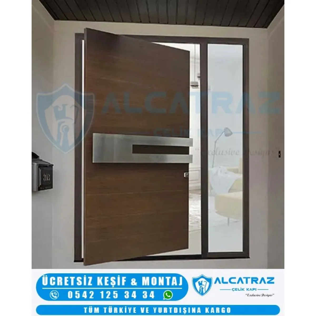 Pivot Çelik Kapı Erd 1612 | Modern ve Güvenli Tasarım