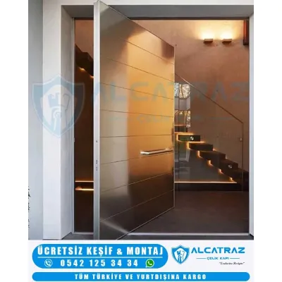 Pivot Çelik Kapı Erd 1616 - Modern Pivot Kapı Modelleri