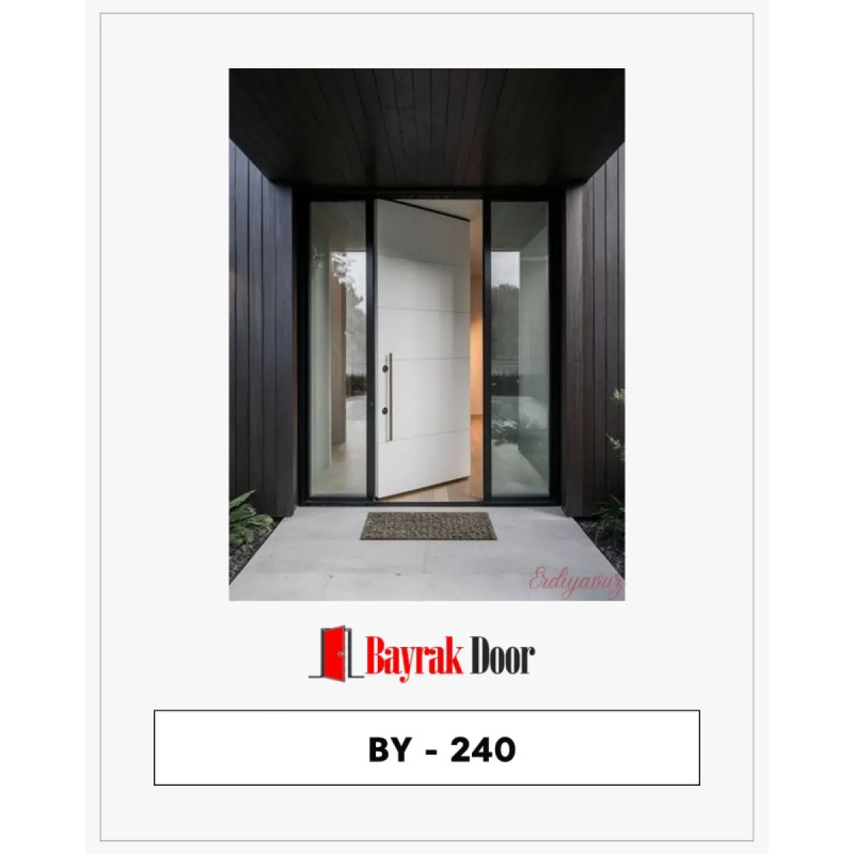 Pivot Kapı Osmaniye BY-240 | Modern ve Dayanıklı Giriş Çözümleri