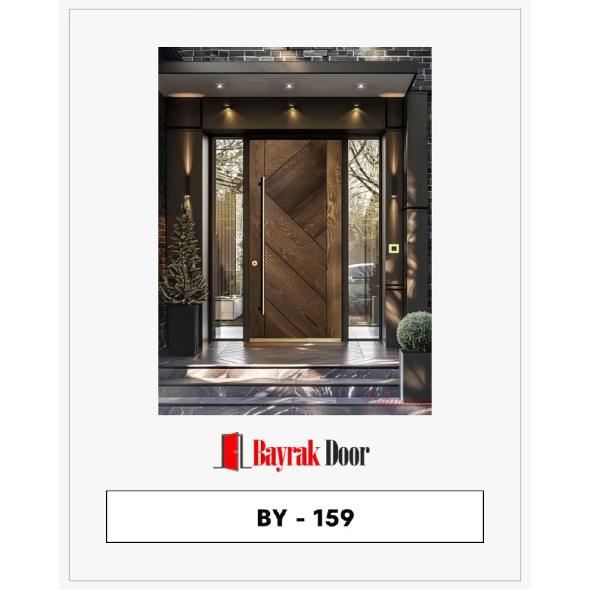 Ahşap Görünümlü Çelik Pivot Kapı: Modern Mimari İçin Estetik ve Güvenlik Rehberi