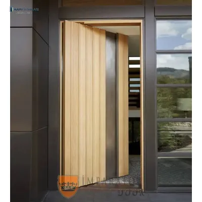 Taşdelen Villa Kapısı Model 173 | Lüks Pivot Sistem Güvenliği