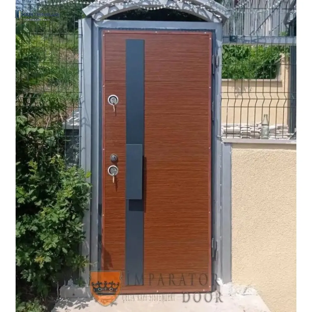 Tekirdağ Villa Kapısı Model 206 | Üstün Güvenlikli Dış Mekan Çelik Kapı