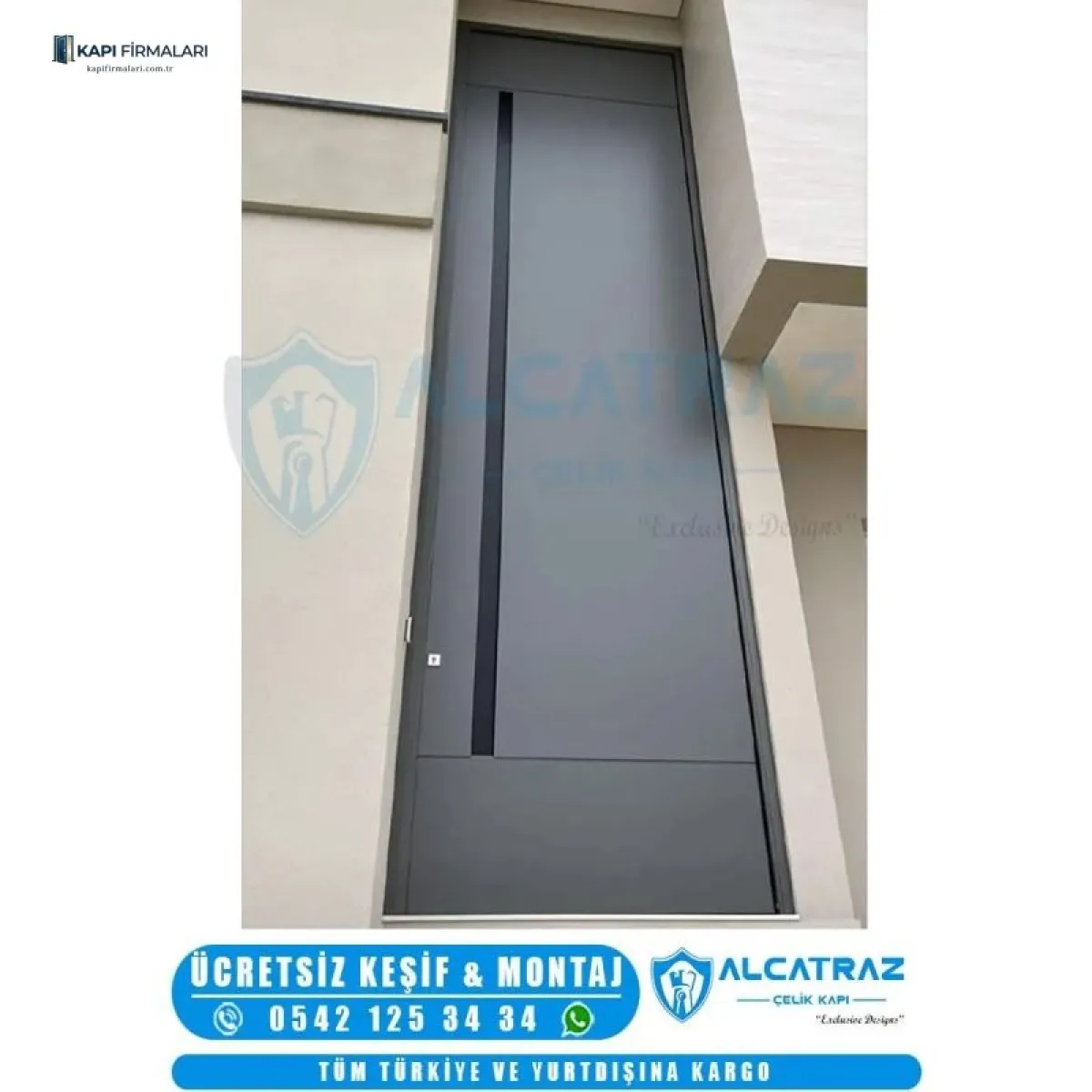 Villa Kapısı Modelleri ERD 1042 | Dış Etkenlere Dayanıklı Özel Tasarım