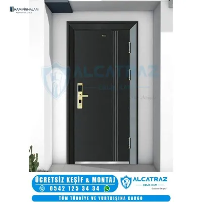 Villa Kapısı Erd 1050 | Akıllı Kilitli Kompozit Dış Mekan Çelik Kapı