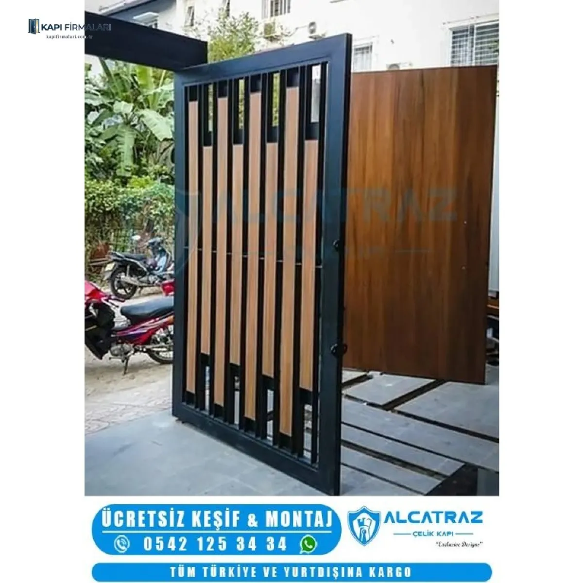Villa Kapısı Erd 1093 | Dış Etkenlere Dayanıklı Modern Tasarım