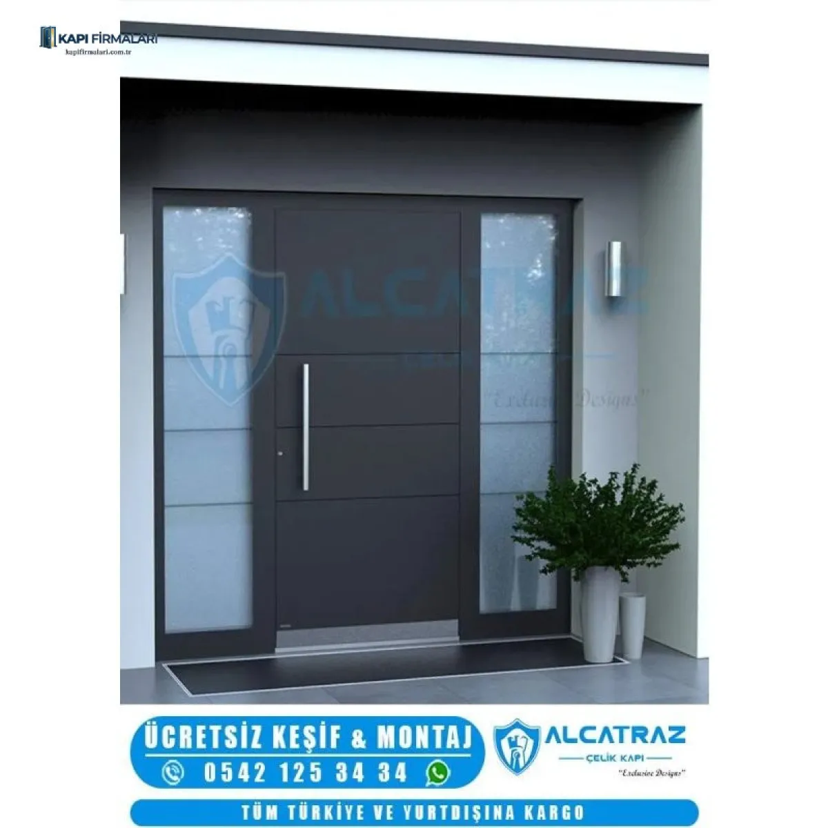 Modern Tasarım Villa Kapısı ERD 1160