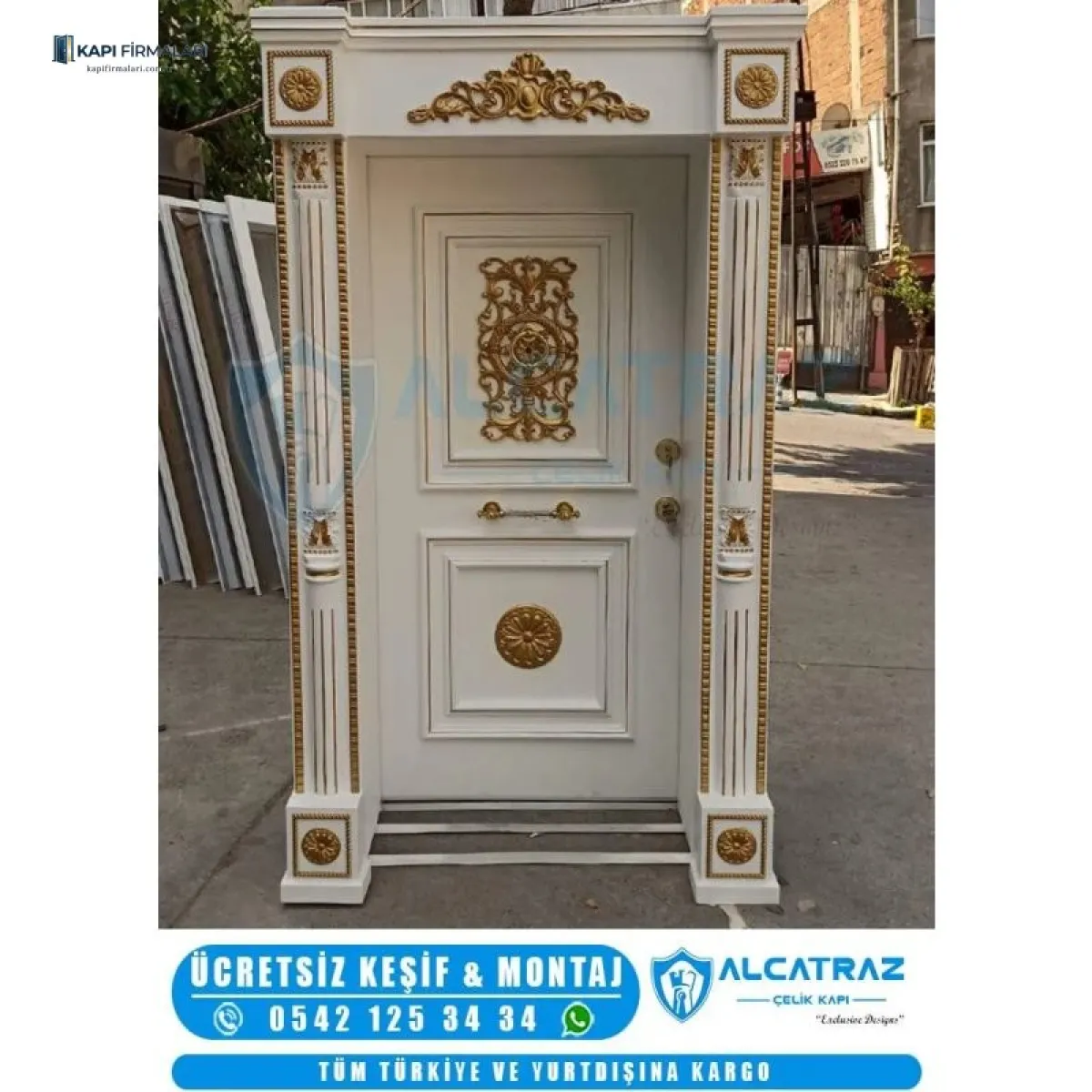 Özel Tasarım Güvenlikli Villa Kapısı Erd 1189