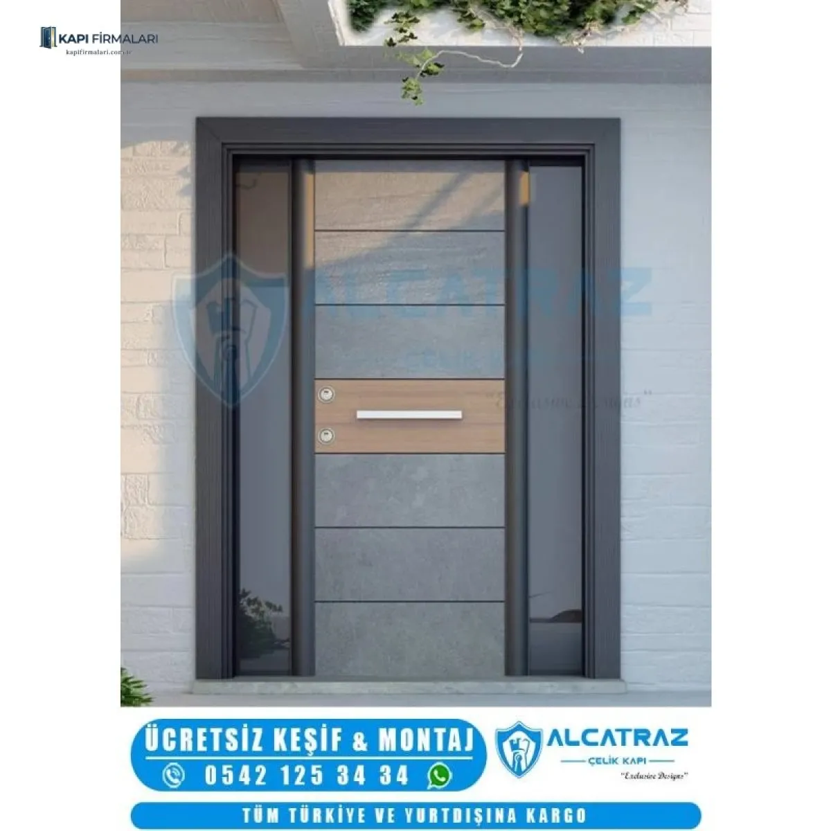 Villa Kapısı Erd 1190 | Dış Mekana Dayanıklı Modern Tasarım