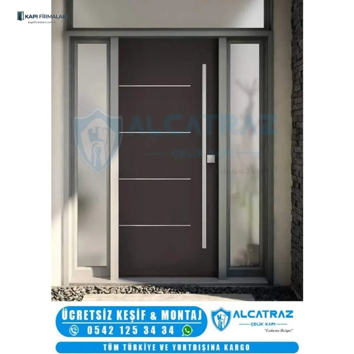 Modern Tasarım ve Üstün Güvenlik: Villa Kapısı Erd 1198