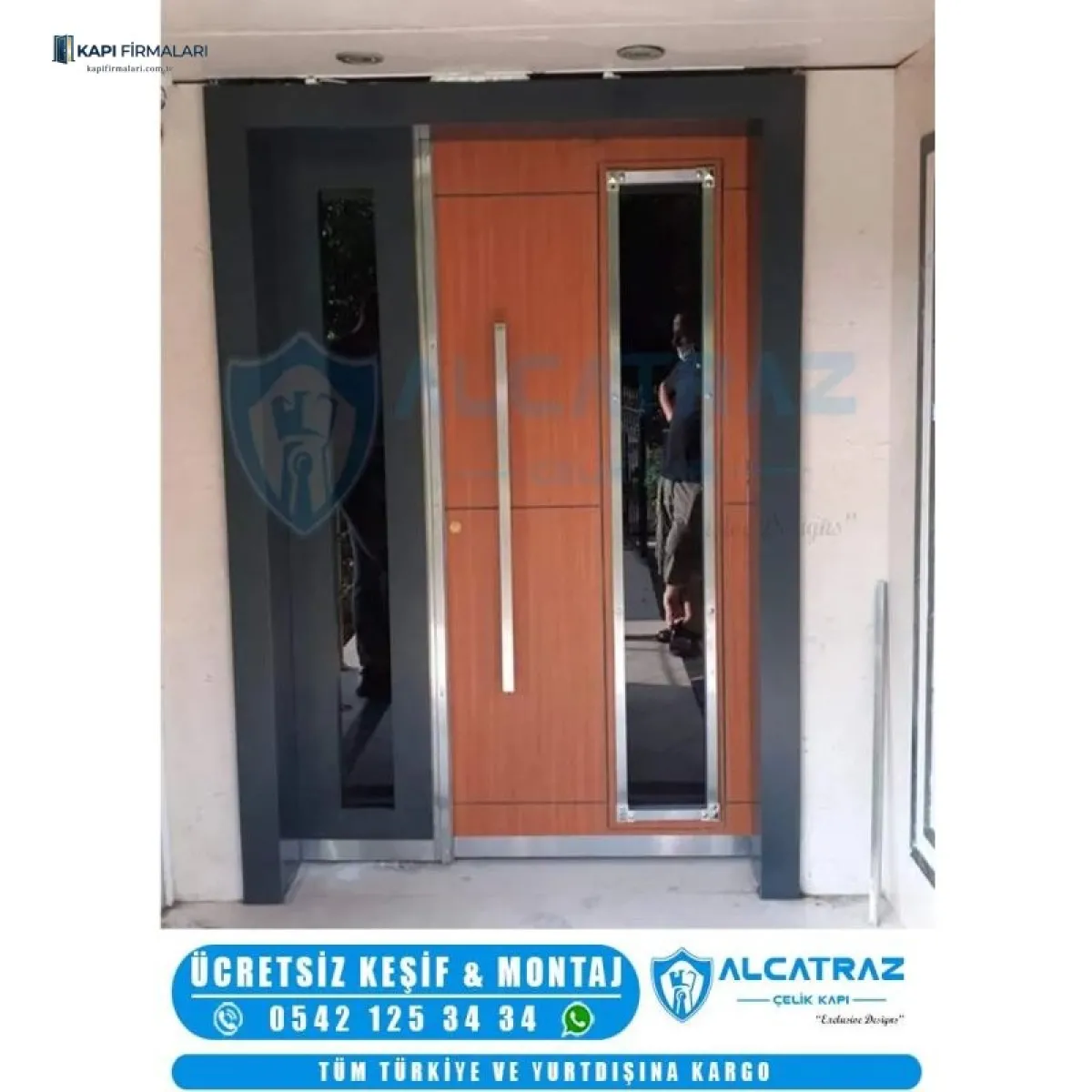 Dış Etkenlere Dayanıklı Özel Tasarım Villa Kapısı Erd 1257