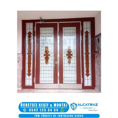Özel Tasarım Çelik Villa Kapısı Modelleri Erd 1293