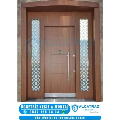 Villa Kapısı Erd 1321 | Özel Tasarım Çelik Kapı