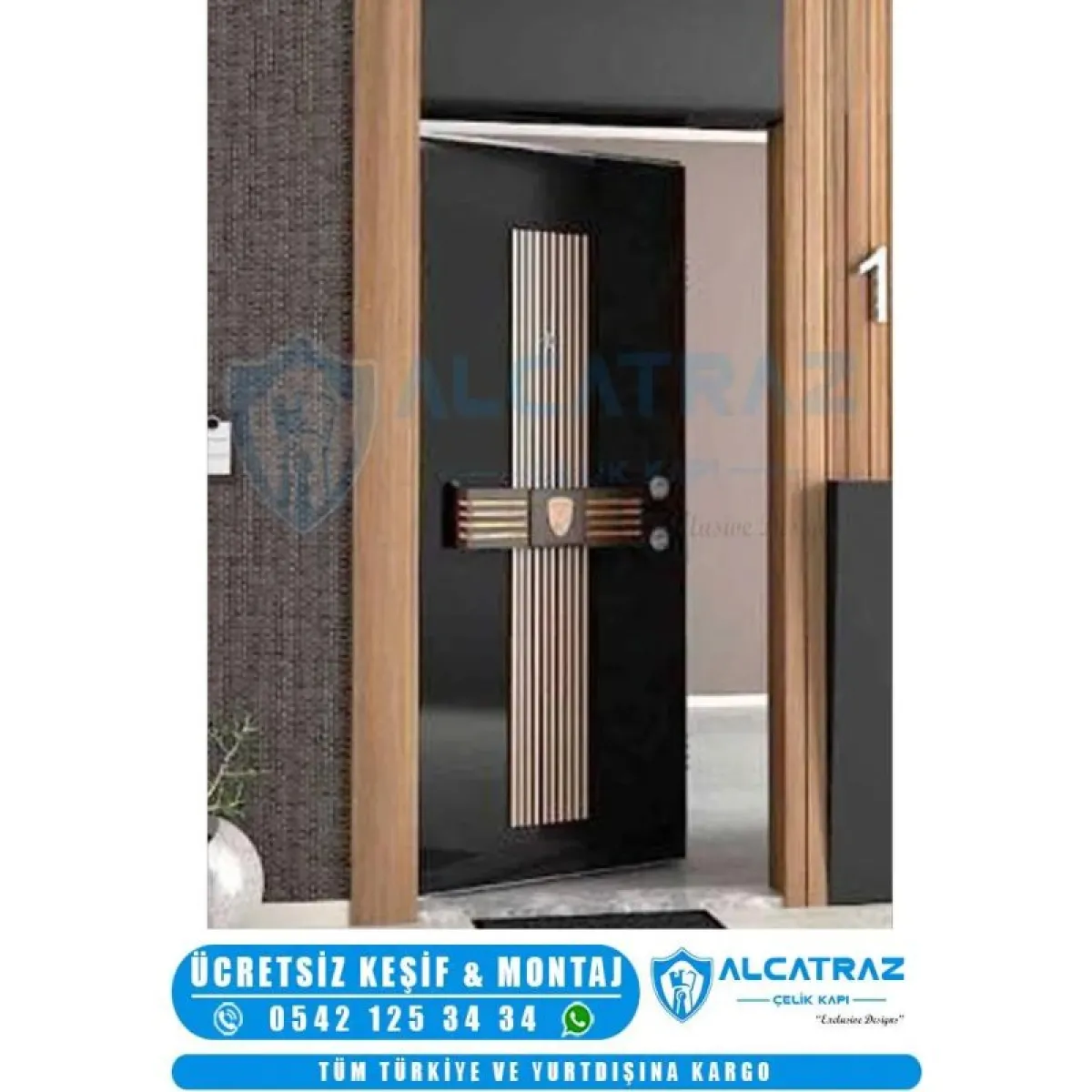 Dış Etkenlere Dayanıklı Modern Villa Kapısı Modelleri | Erd 1376